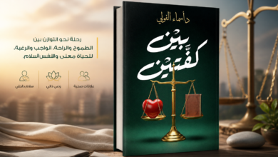 رؤية نقدية في كتاب بين كفتين. مصطفى العقاد