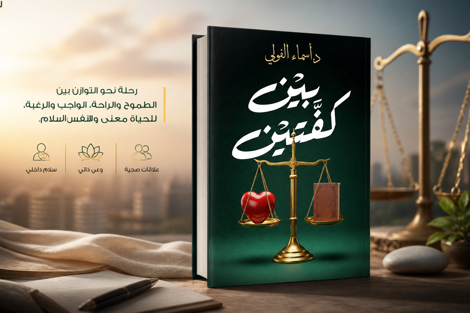 رؤية نقدية في كتاب بين كفتين. مصطفى العقاد