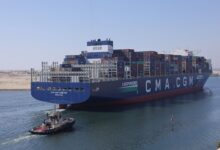 قناة السويس تشهد عبور سفينة الحاويات العملاقة CMA CGM VENDOME لأول مرة