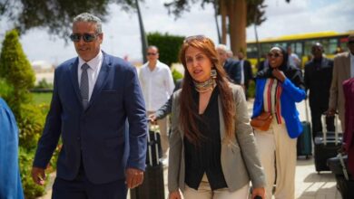 وصول وفود برلمانية المشاركة بالمؤتمر العام الثاني
