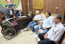 محافظ المنوفية يفحص شكاوى المواطنين.