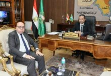 محافظ المنوفية يلتقى مدير هيئة الأوقاف