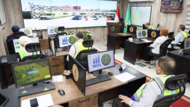 محافظ المنوفية يشهد اصطفاف معدات المحافظة