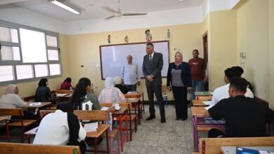 محافظ جنوب سيناء يتفقد لجان الثانوية العامة بشرم الشيخ وطور سيناء..