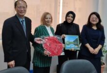 تفاصيل زيارة وفد سفارة الصين فى كلية الألسن بالجامعة المصرية الروسية