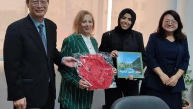 تفاصيل زيارة وفد سفارة الصين فى كلية الألسن بالجامعة المصرية الروسية