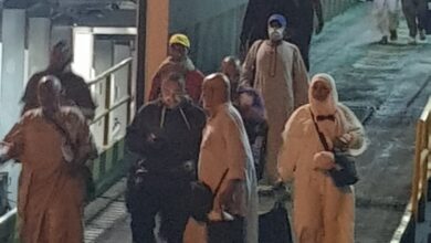 ميناء نويبع يستقبل أول أفواج حجاج البر العائدين من الأراضي المقدسة