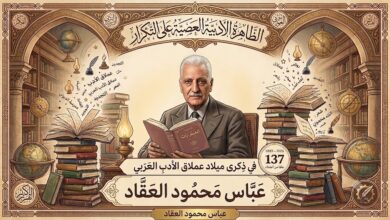 ذكرى ميلاد عملاق الأدب العربي عباس محمود العقاد