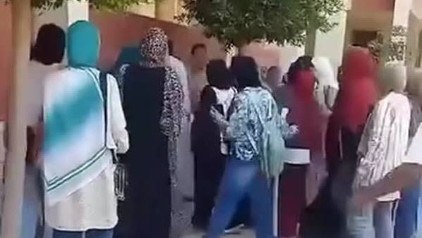 بعد انتهاء الامتحان سقط الامتحان الحقيقي