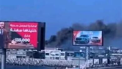 حريق بمدخنة مطعم على كورنيش الإسكندرية..