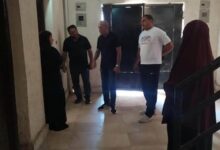 متابعة ميدانية من رئيس حي 15 مايو