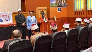 ندوة " بناء الإنسان والتحصين الفكرى " بمجمع إعلام السويس