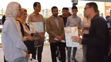 "العقل تحت تأثير العدوى" حملة في صيدلة الجامعة المصرية الروسية