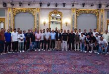 رجل الأعمال يوسف منصور يكرم منتخب مصر
