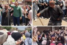 طلاب الثانوية العامة يودعون عام الرماد بالطبل والمزمار