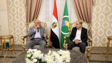 محافظ المنيا يستقبل رئيس الهيئة العربية للتصنيع لمتابعة مشروعات “حياة كريمة”