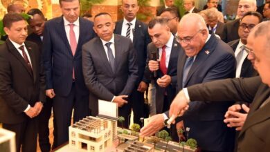 رئيس جمهورية مدغشقر الشقيقة يزور الهيئة العربية للتصنيع