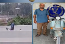 ضبط سائق دراجة نارية قام بأفعال خادشة للحياء