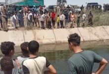 مصرع شاب غرقاً بعد انقلاب "تروسيكل" في ترعة على طريق النزل بالدقهلية