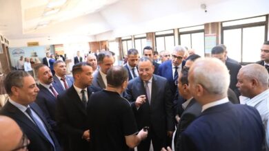 وزير التعليم العالي والبحث العلمي يتفقد مكتب التنسيق الرئيسي بجامعة القاهرة