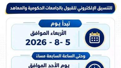 انطلاق المرحلة الأولى للتنسيق الإلكتروني للقبول بالجامعات الحكومية والمعاهد