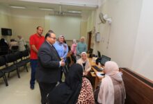 رئيس جامعة كفر الشيخ يتابع ميدانيًا انطلاق أعمال تنسيق الثانوية العامة