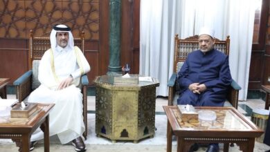 شيخ الأزهر يستقبل السفير القطري لبحث تعزيز التعاون العلمي والدعوي