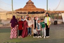 ختام رياضي مميز لمعسكر «قيم ومواطنة» بمؤسسة سيد القذافي ..
