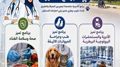 كلية الطب البيطري بجامعة كفر الشيخ تطلق برنامج التميز في الأدوية