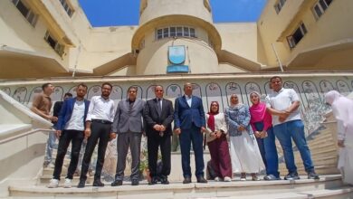 رئيس هيئة الاستشعار من البعد يشهد مناقشة رسالة ماجستير