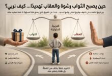 حين يصبح الثواب رشوة والعقاب تهديدًا… كيف نربي؟