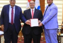 تهنئة من عميد كلية الهندسة بجامعة كفر الشيخ وأسرتها
