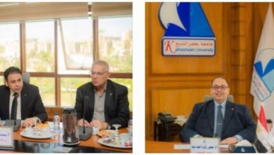 الدكتور يحيي زكريا عيد يفتح ملفات جامعة كفر الشيخ أمام الإعلام