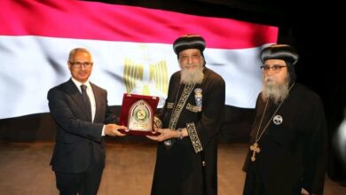 محافظ بني سويف يشهد اللقاء الوطني بمناسبة زيارة قداسة البابا تواضروس الثاني للمحافظة