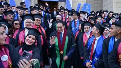 جامعة القاهرة تحتفي بخريجي كلية التجارة من برنامج جورجيا