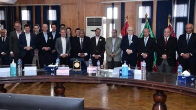 لقاء رسمي بين قيادات قصر العيني ووفد جامعة كيل الألمانية