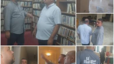قطاع المسرح يتابع أعمال النظافة والتطهير بكافة قاعات مكتبة القاهرة الكبرى