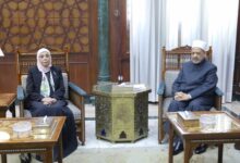 شيخ الأزهر يستقبل رئيسة هيئة النيابة الإدارية بمشيخة الأزهر