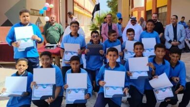 «تعليم جنوب سيناء» تحتفي بمعلمي وطلاب مدرسة الشهيد إبراهيم الرفاعي بطور سيناء