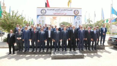 رئيس جامعة كفر الشيخ يشارك في اجتماع المجلس الأعلى للجامعات بجامعة المنيا