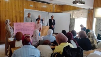 كلية التربية بجامعة مدينة السادات ولقاءات توعوية ميدانية