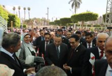وزير التعليم العالي والقائم بعمل وزير الثقافة يتفقد جامعة القاهرة