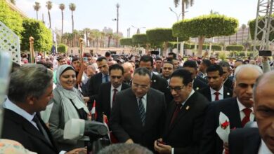 وزير التعليم العالي والقائم بعمل وزير الثقافة يتفقد جامعة القاهرة
