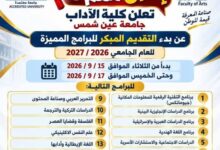 قرار وزاري بإصدار وتفعيل لائحة الدراسات العليا المحدثة بآداب عين شمس