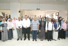 رئيس جامعة السويس يشهد حفل استقبال الطلاب القدامى والجدد بالمعهد الفني للتمريض