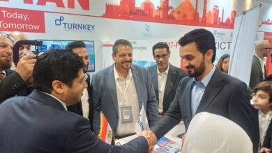 وزير الاتصالات العراقي يزور جناح شركة Turnkey Integrated Technologies