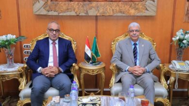 القاصد يلتقي رئيس نادي قضاة المنوفية  لبحث عمل بروتوكول تعاون متكامل
