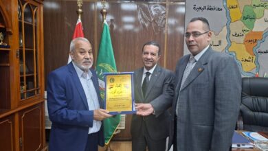 محافظ المنوفية يستقبل وفد "جمعية التقوى" لبحث تعزيز التعاون التنموي