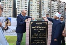 وضع حجر الأساس للمسجد الجامع بسموحة