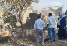 أبو حطب يتابع تنفيذ الإزالة الفورية